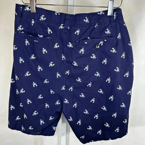 Denali Size 32 Lobster Chino Shorts Men’s Flat Front Preppy - Picture 2 of 8